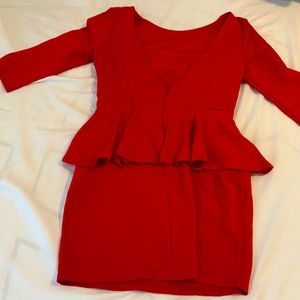 Arden B Red cocktail dress Sz M